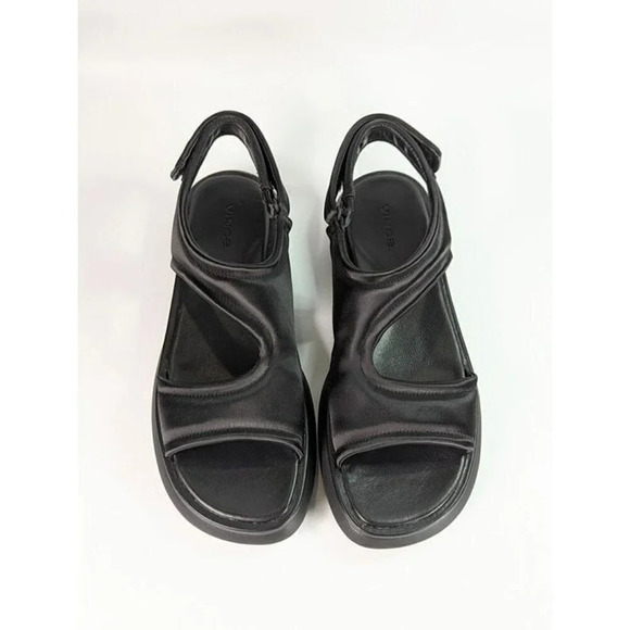 Vince Women's Fresca Black Strappy Slingback Sport Sandals Size 7 (MSRP $285) - Picture 4 of 10